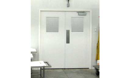Push-Pull Double Door with 20 x 24 Window